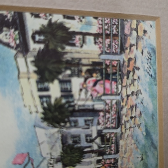 Vintage Signed Sunday Afternoon On The Battery By Bonnie Holden - Picture 7 of 16